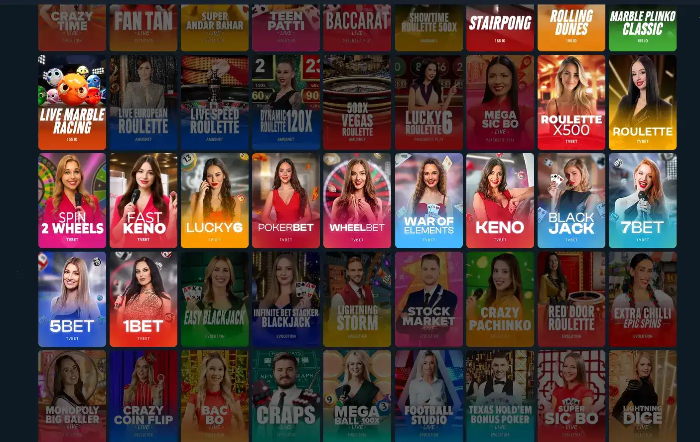 Игровой интерфейс QQBET казино с слотами